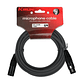 Cable de microfono XLR 6 metros Kirlin MPC-270-6M/BK - Miniatura 1