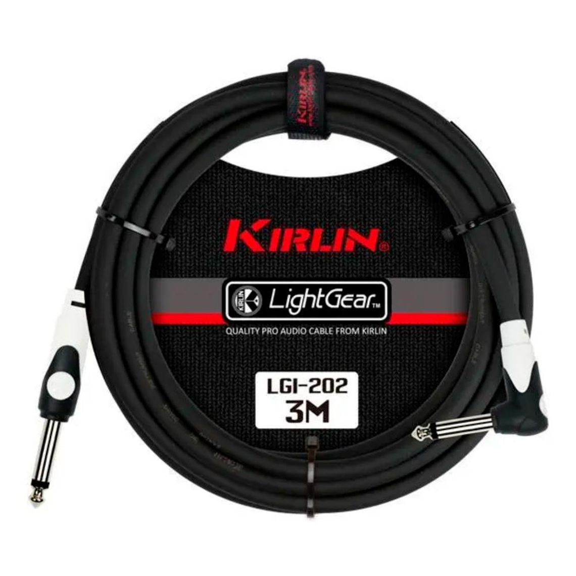 Cable plug 3 metros Kirlin LGI-202/BK 3M 1