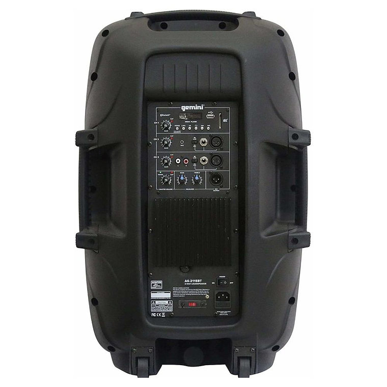 Caja Activa de 15'' Bluetooth Gemini AS-2115BT 4