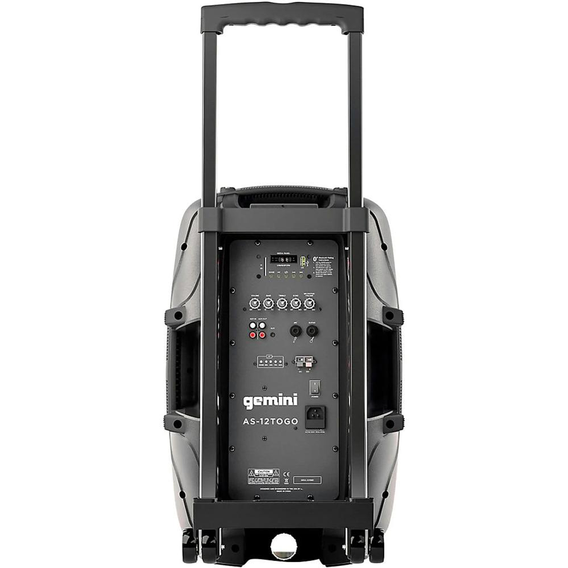Caja Acustica Portatil de 12'' Gemini AS-12TOGO 3