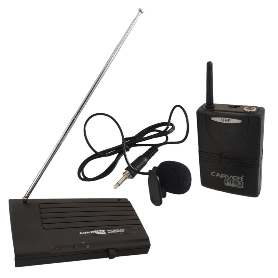 Microfono Inalambrico Solapa CarverPro CVR-200/UHF 1