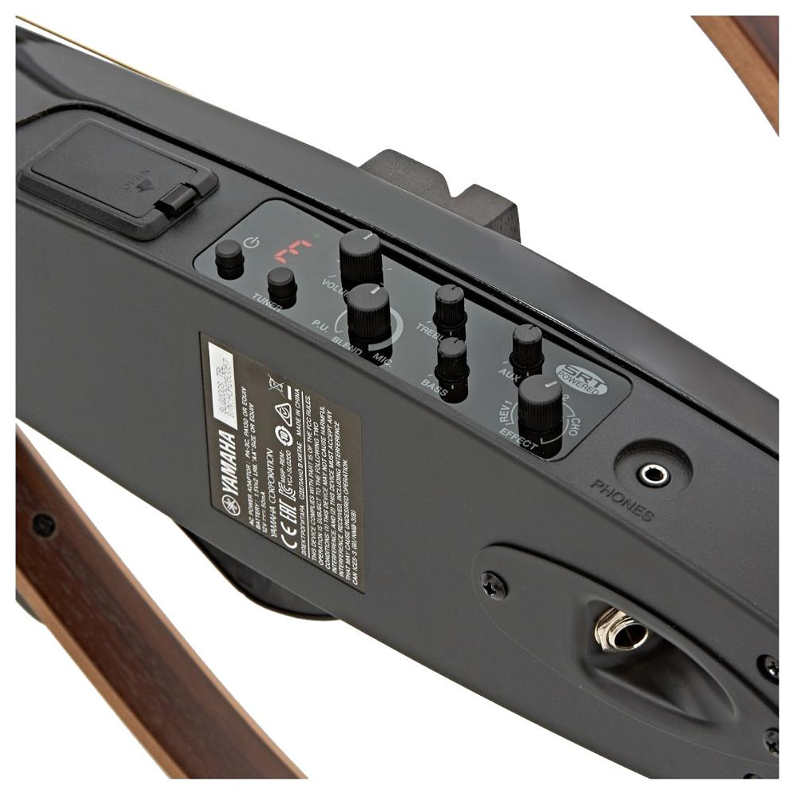 Guitarra Silent Yamaha SLG200S TBL 4