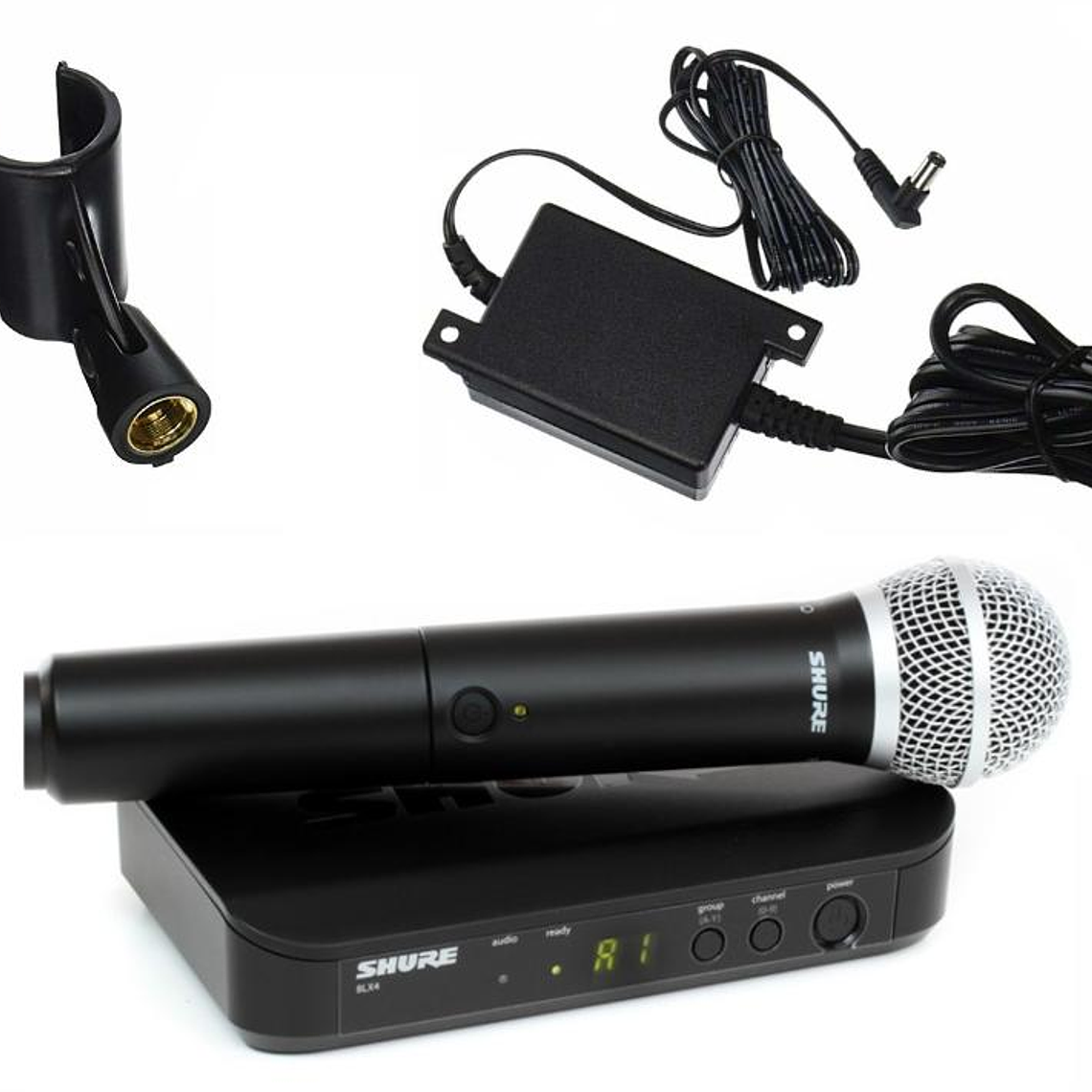 Microfono Inalambrico de mano Shure BLX24/PG58 1