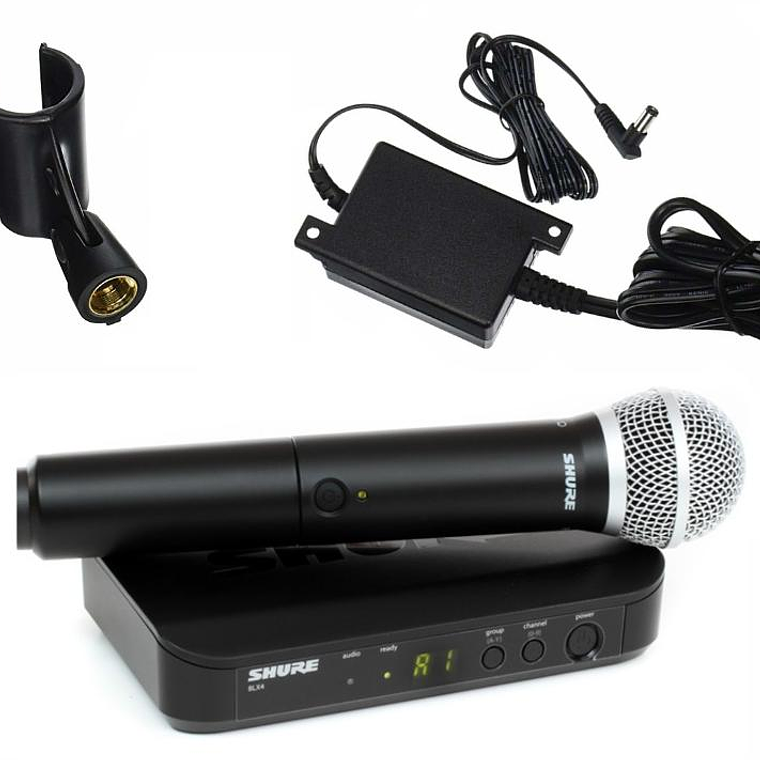 Microfono Inalambrico de mano Shure BLX24/PG58 1