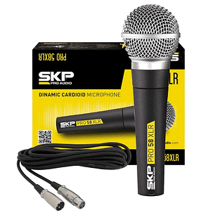 Microfono Vocal Dinamico SKP PRO-58XLR