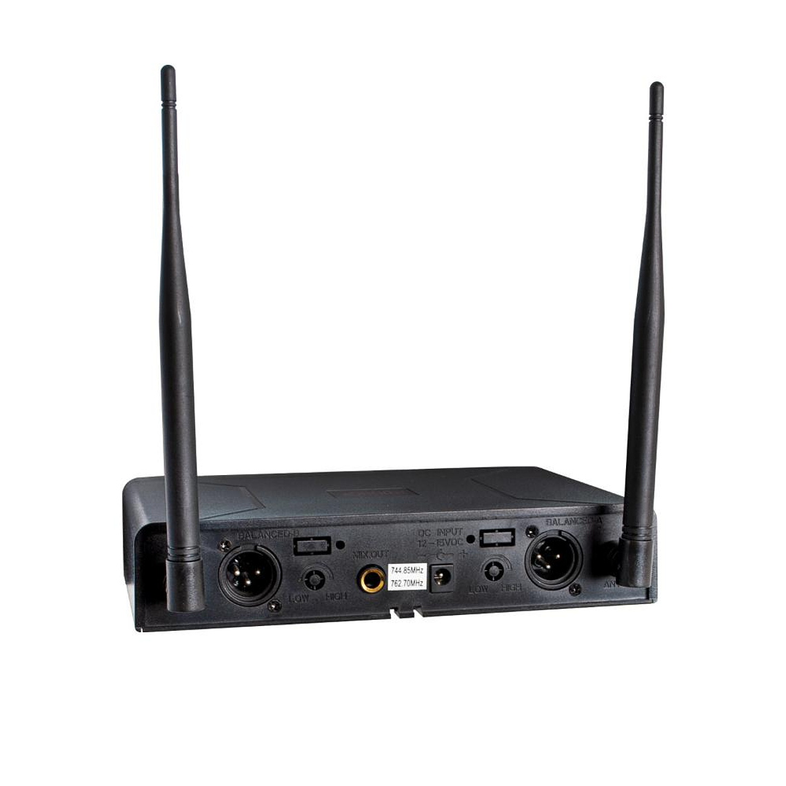 Microfono inalambrico UHF de mano doble Mlab 8772 3