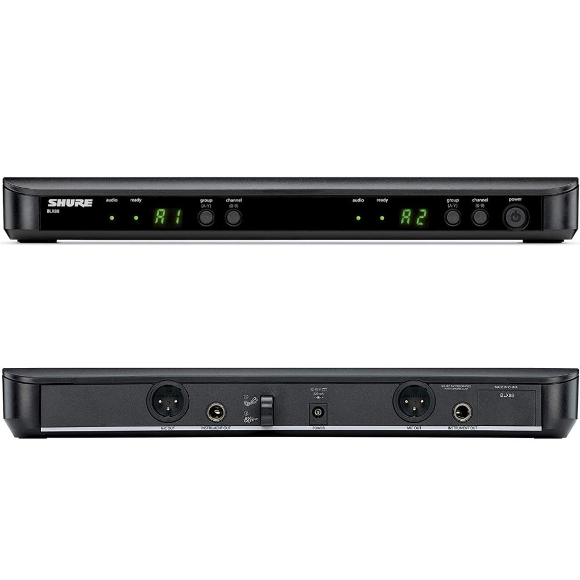 Microfono inalambrico de mano doble Shure BLX288/SM58-J10 4