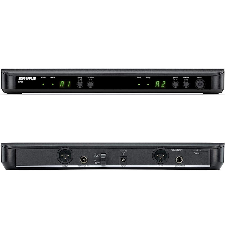 Microfono inalambrico de mano doble Shure BLX288/SM58-J10 4