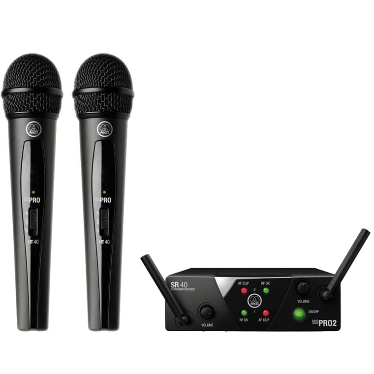Microfono inalambrico doble AKG WMS40 Mini Dual 1