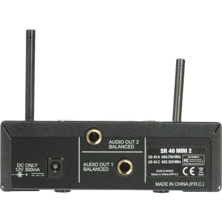 Microfono inalambrico doble AKG WMS40 Mini Dual 3