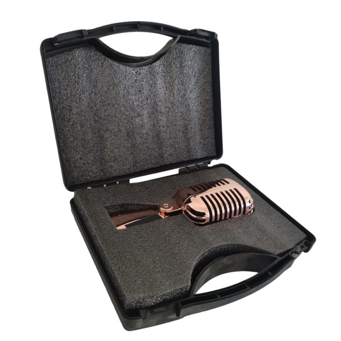 Microfono vocal vintage Mekse MKDM-55 Gold 2