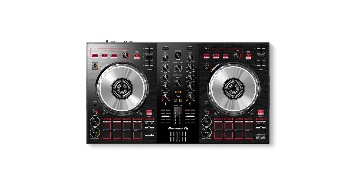 Mini Controlador de DJ Pioneer DJ DDJ-SB3