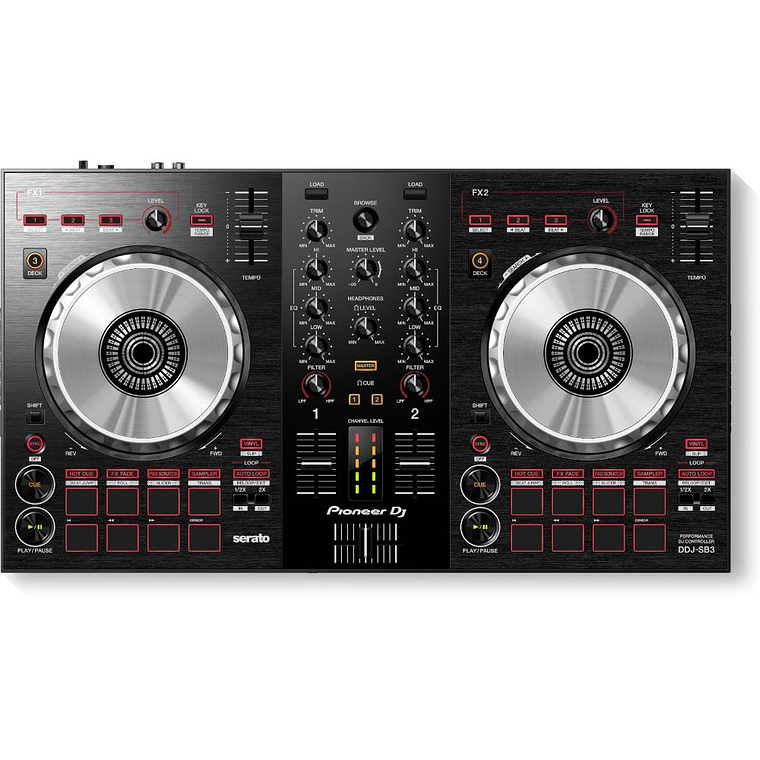 Mini Controlador de DJ Pioneer DJ DDJ-SB3 1