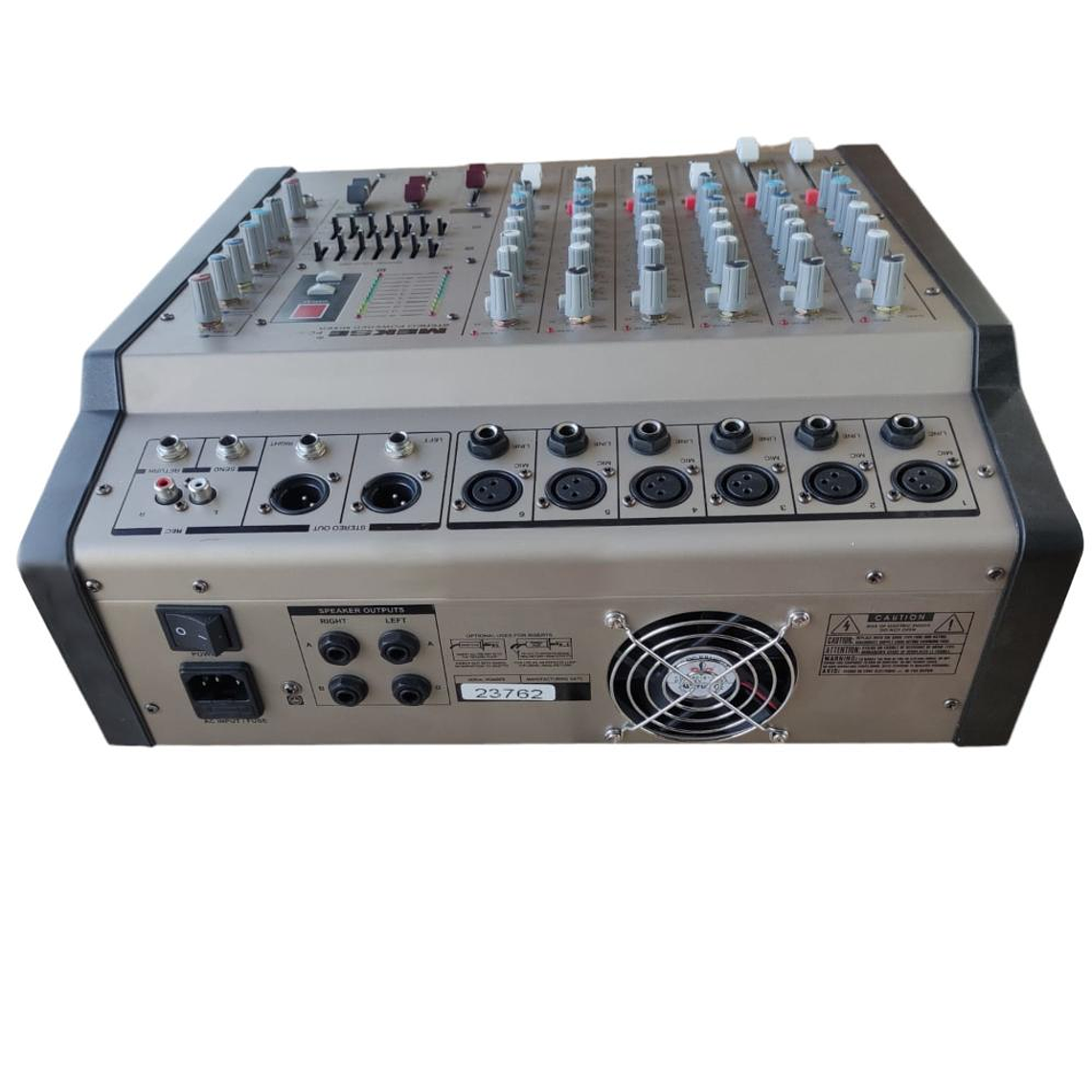 Mixer Amplificado Estereo 6 canales Mekse PC-620/GOLD 3