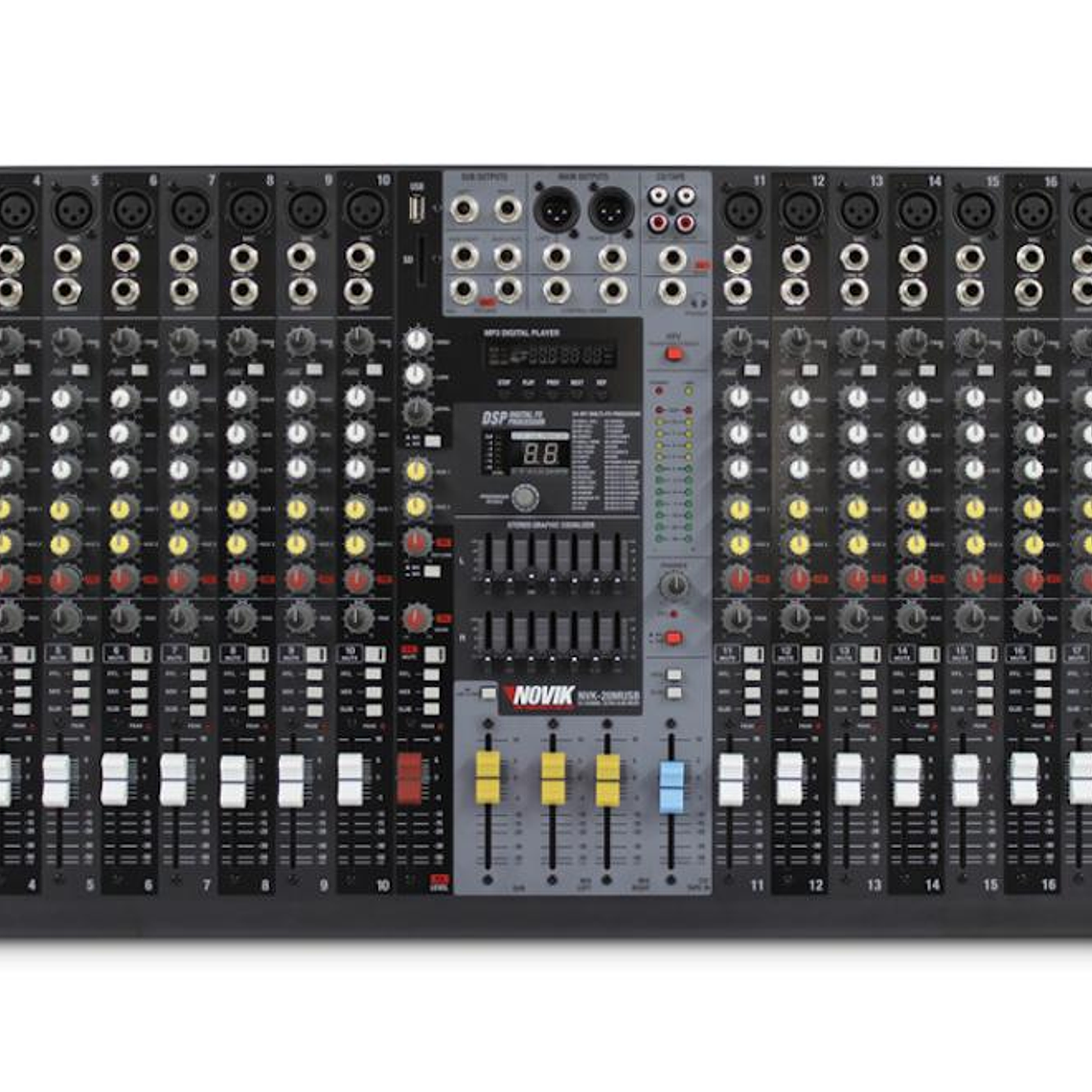 Mixer 20 canales Novik NVK-20M USB 1
