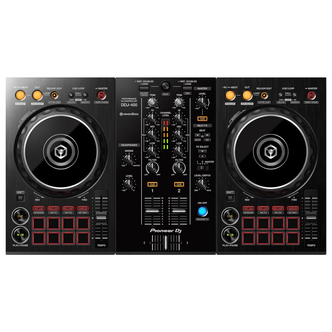 Mini Controlador de DJ Pioneer DJ DDJ-400 1