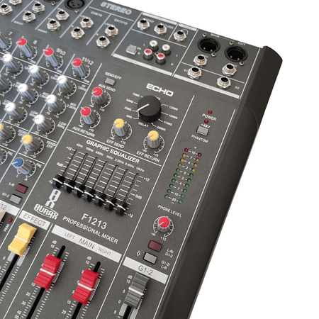 Mixer Amplificado 12 Canales Aurax F1213