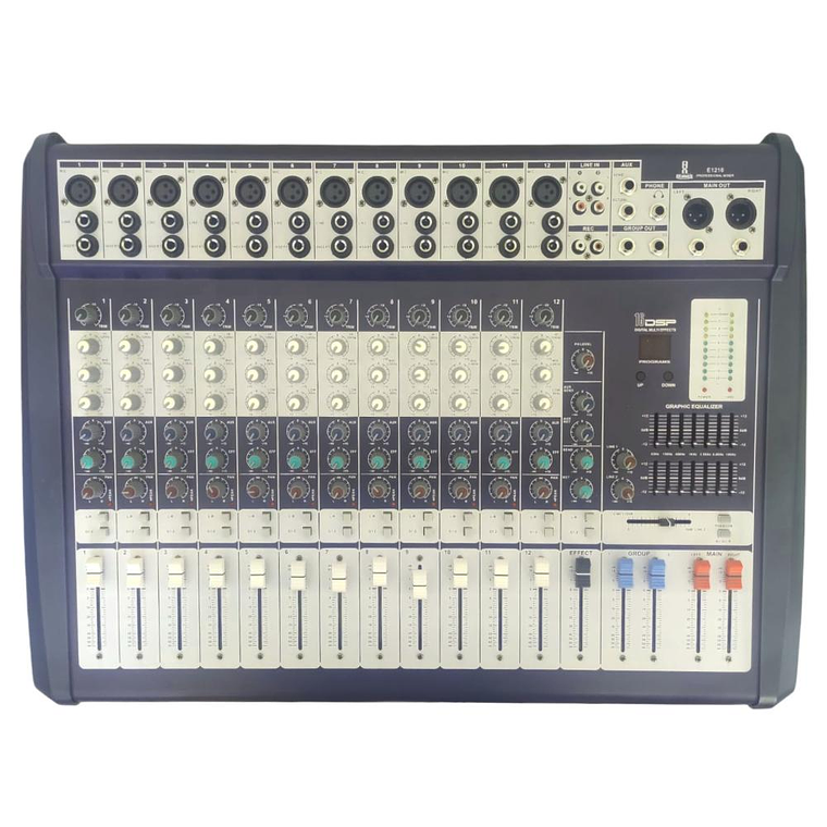 Mixer Amplificado 16 Canales Aurax E1216 1