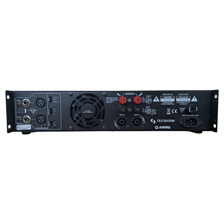 Amplificador de Potencia Tecshow APX-II 600 3