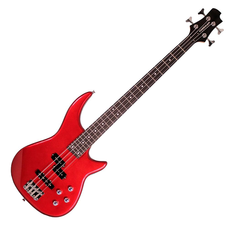 Bajo Electrico 4 cuerdas Freeman E84 Wine Red 1