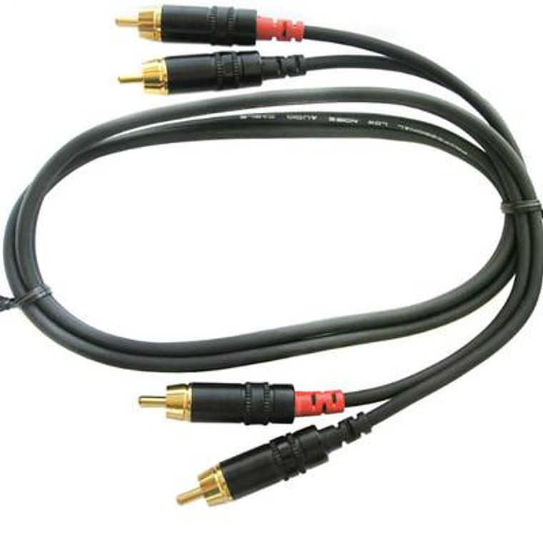 Cable RCA stereo 0,9m Neutrik NRA-0080-009 1