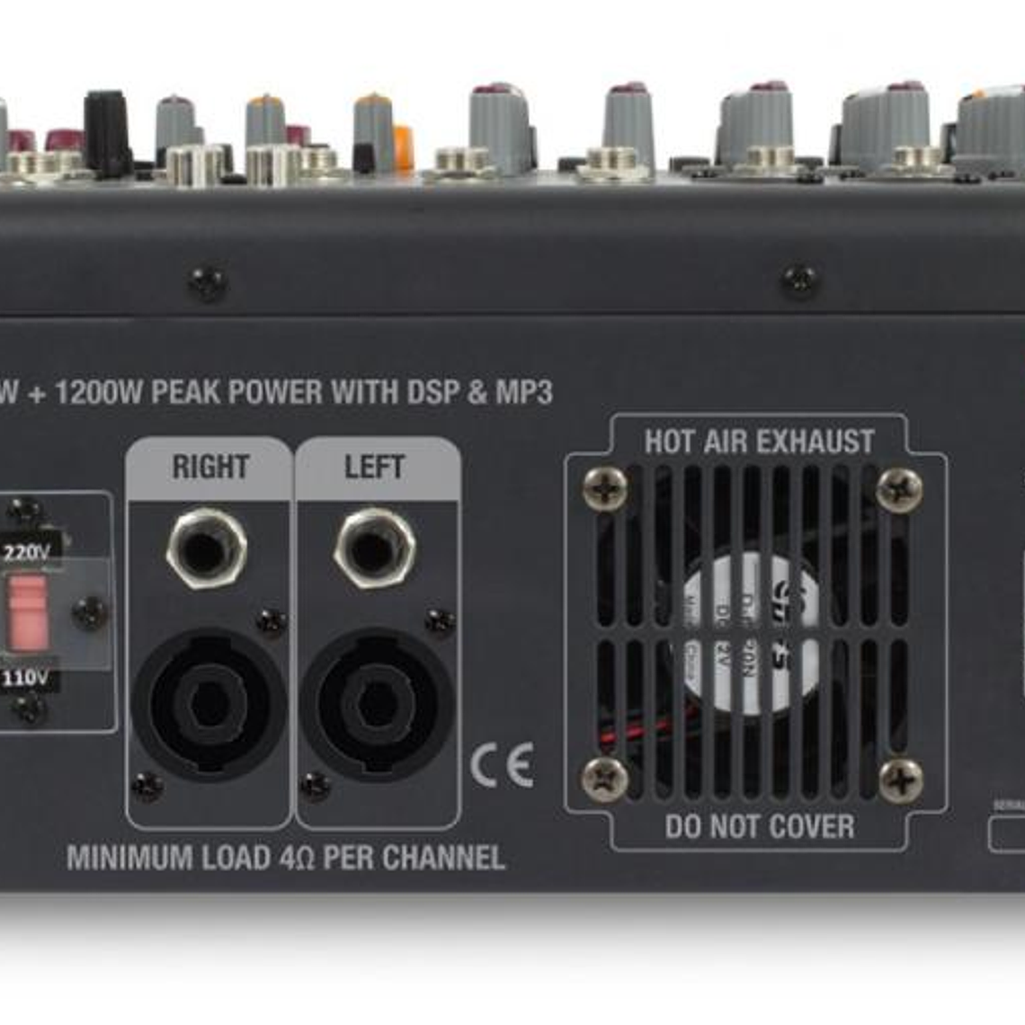 Mixer Amplificado Novik NVK-800P BT 2