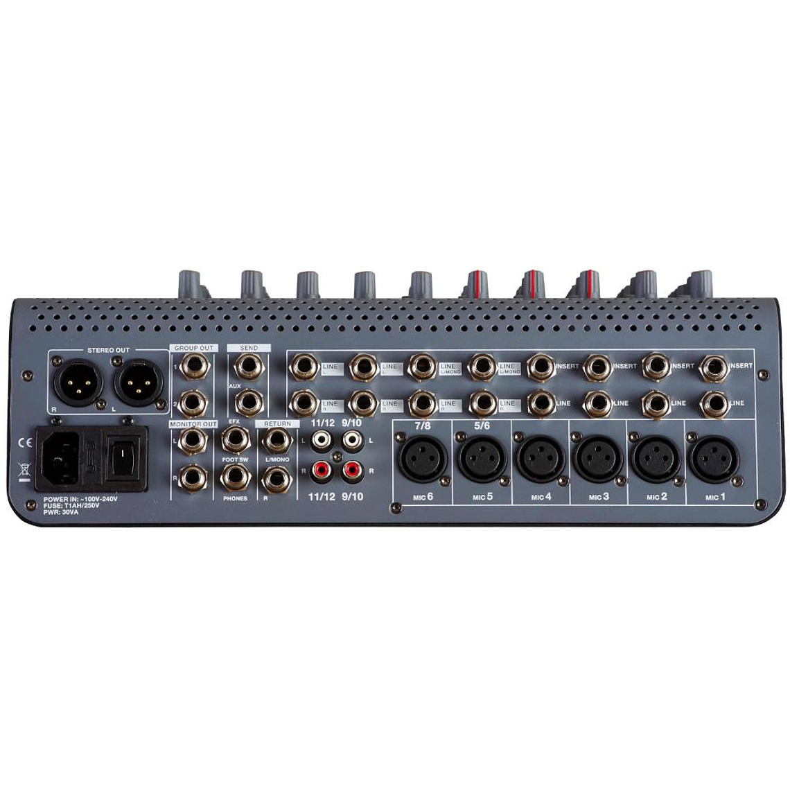 Mixer Analogo 12 Canales Studiomaster C6XS-12 2