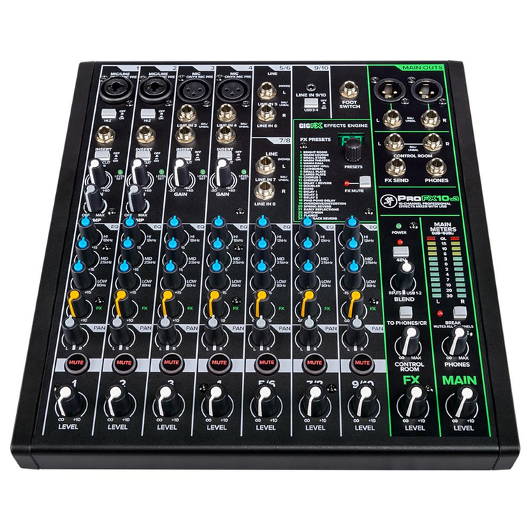 Mixer Analogo 10 canales Mackie PROFX10 V3 2