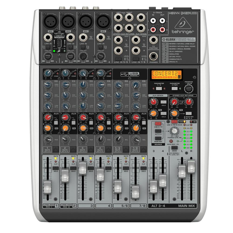 Mixer Analogo 12 entradas Behringer Xenyx QX1204USB 1