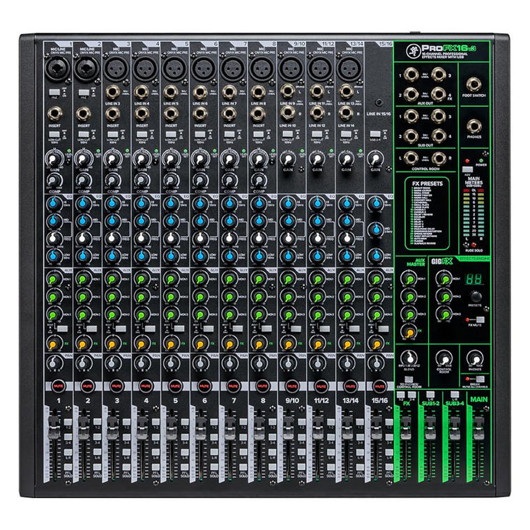 Mixer Analogo 16 canales Mackie PROFX16 V3 1