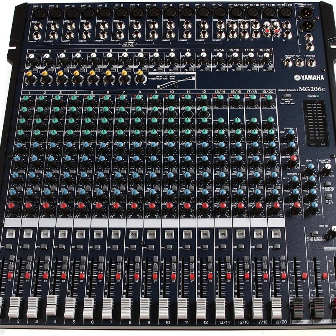 Mixer Analogo 20 canales Yamaha MG206C 2
