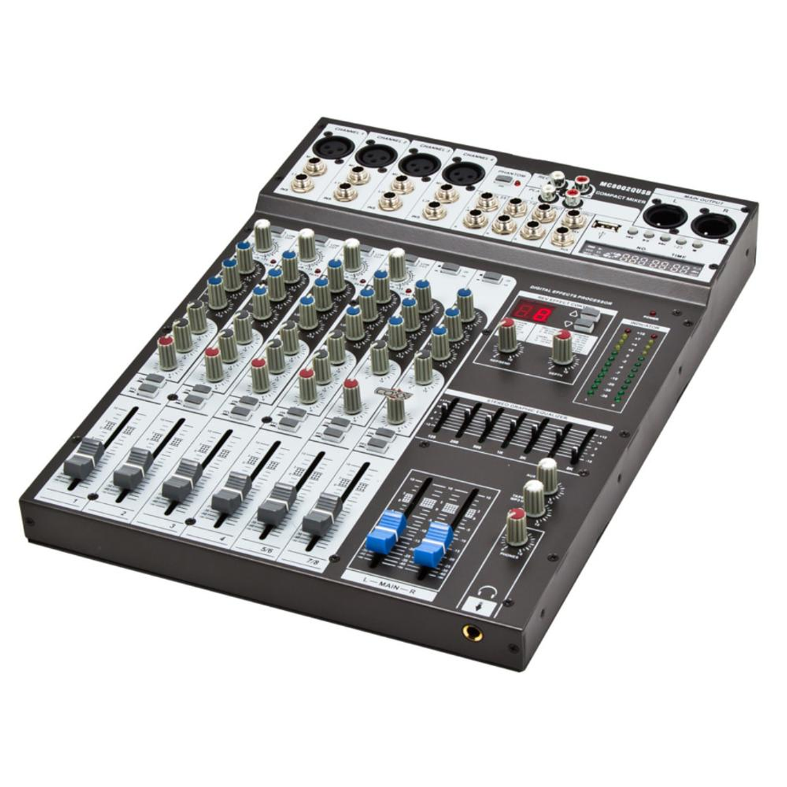 Mixer Analogo 8 canales Coxx MC8002QUSB 2