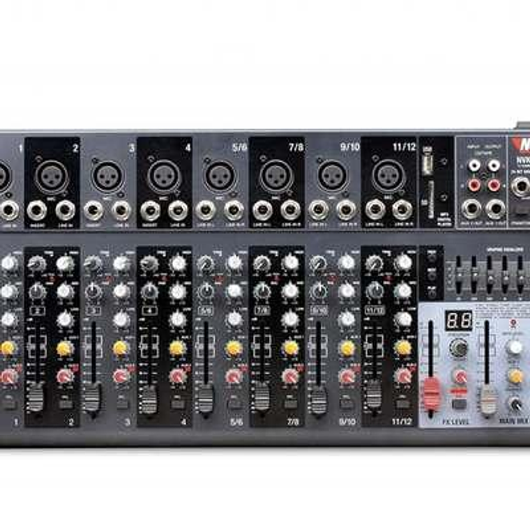 Mixer Analogo Novik NVK-1202FX 2