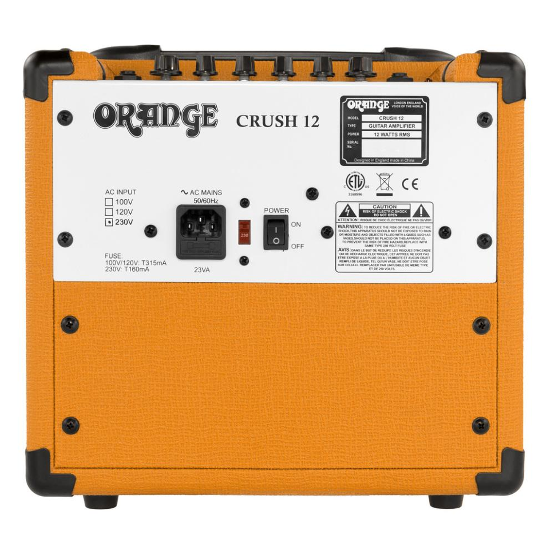 Amplificador Combo Guitarra Orange Crush 12 4