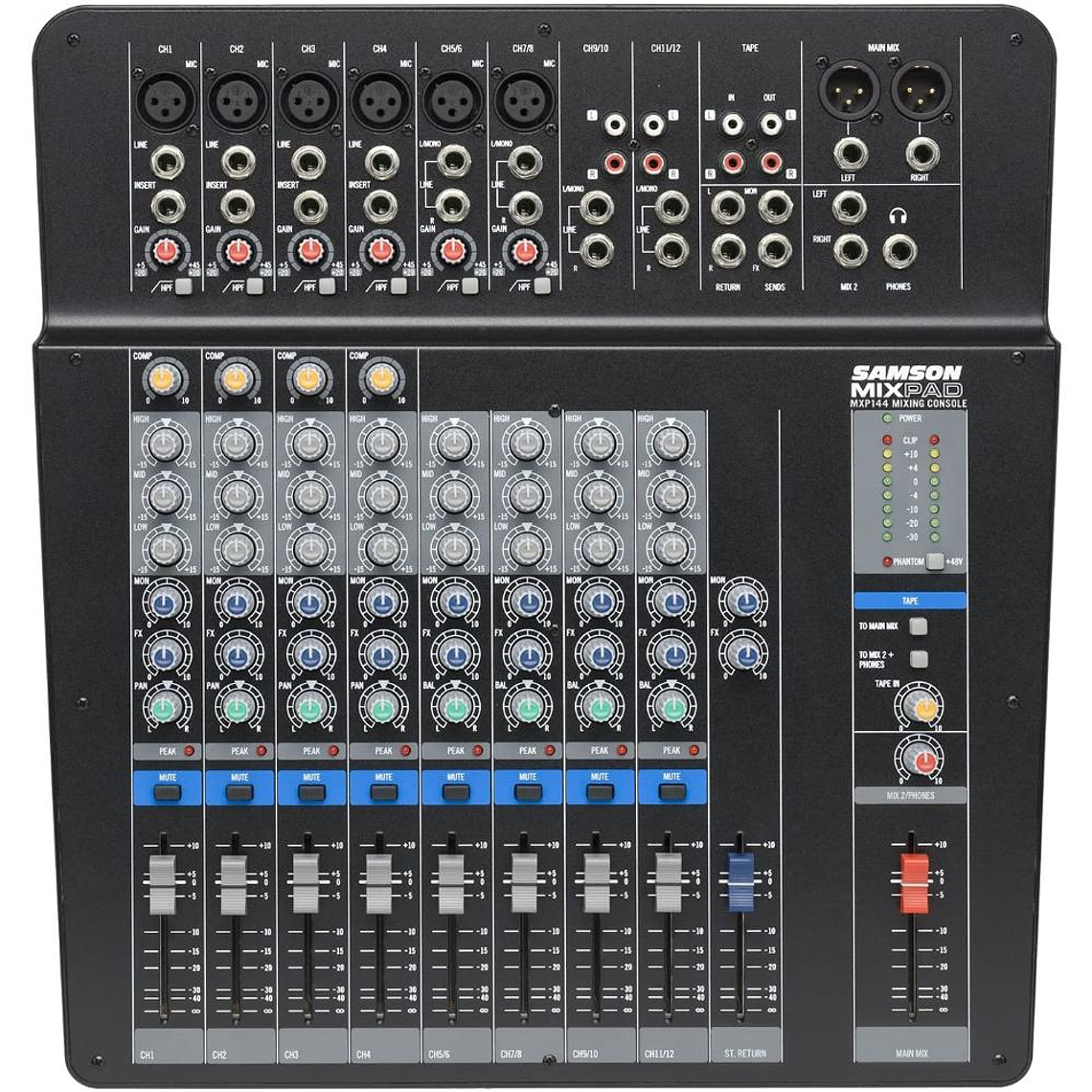 Mixer Analogo Samson MXP144FX BK 1