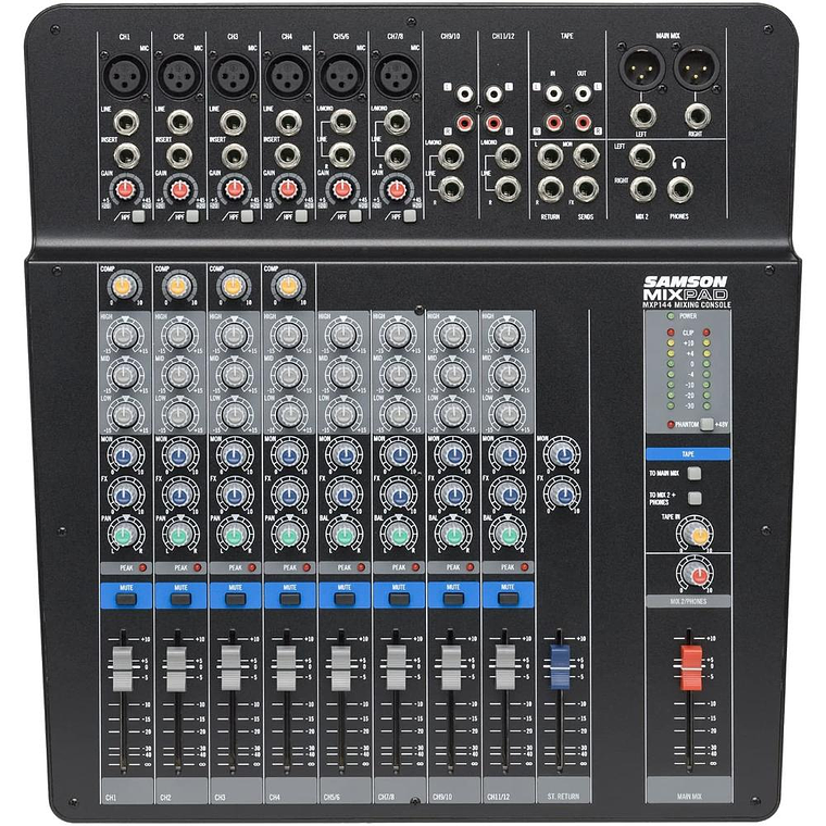 Mixer Analogo Samson MXP144FX BK 1