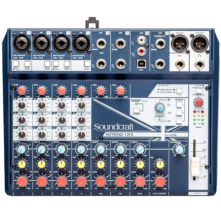 Mixer Analogo Soundcraft Notepad-12FX 1