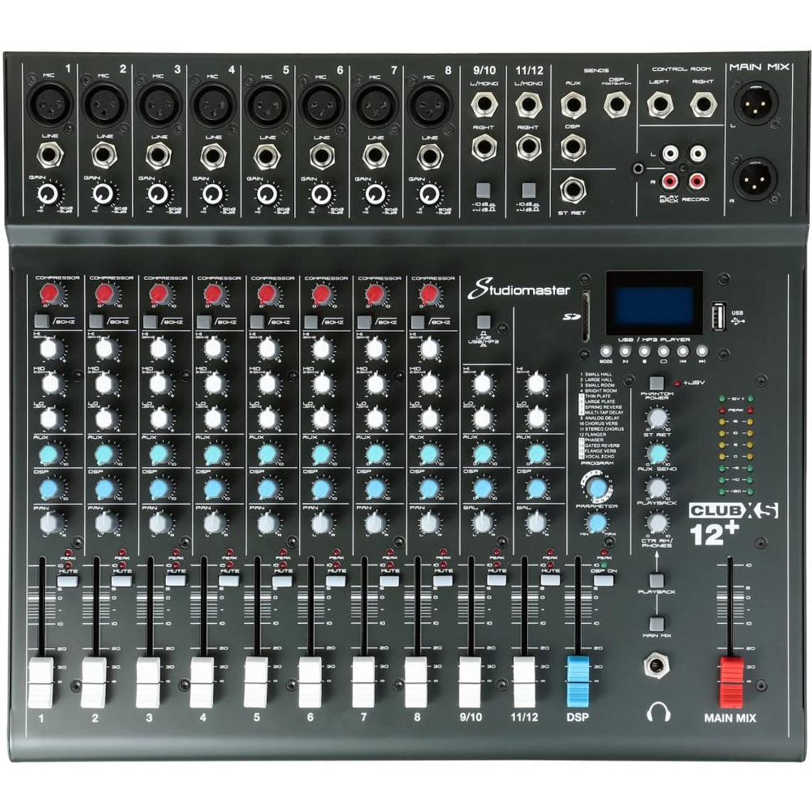 Mixer Analogo Studiomaster Club XS 12+ 1