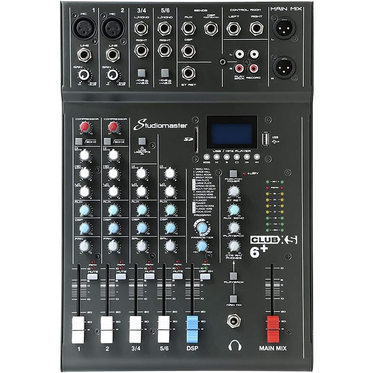 Mixer Analogo Studiomaster Club XS 6+ 1