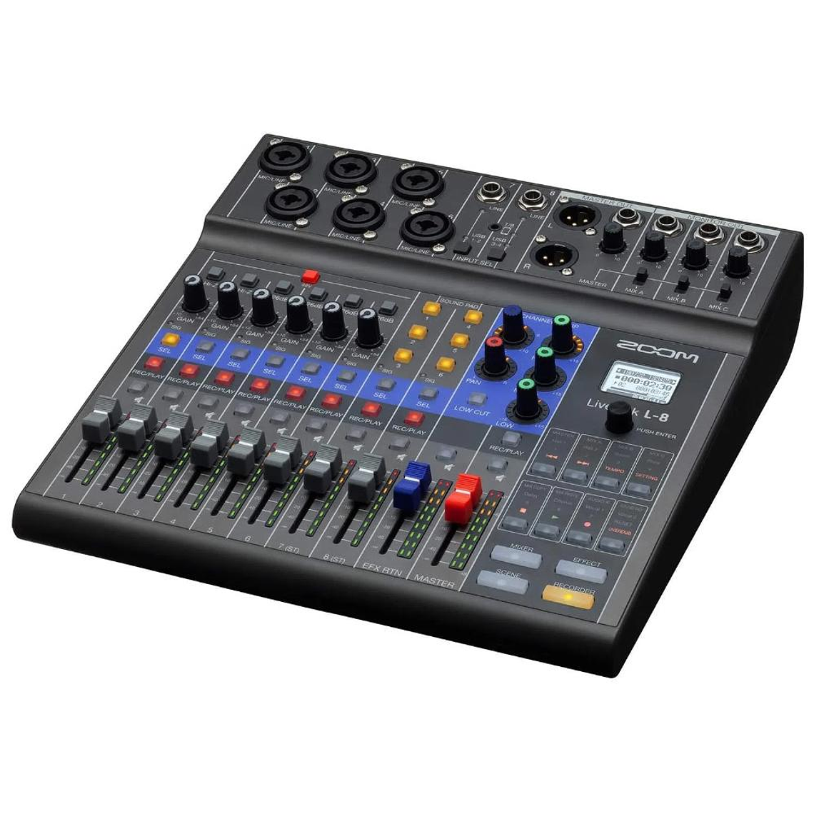 Mixer Analogo Zoom LiveTrak L-8 2