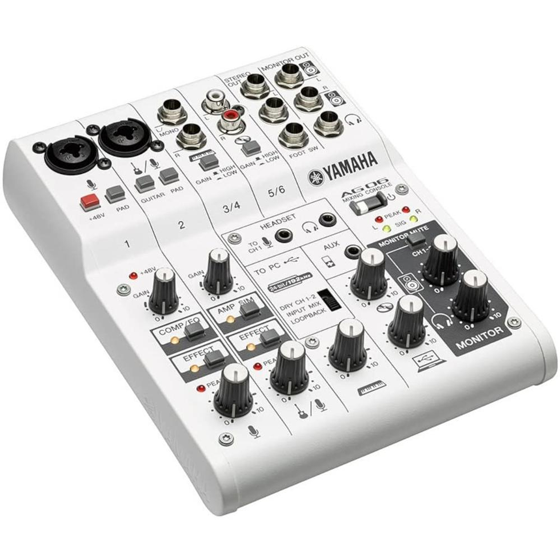 Mixer Analogo con Interfaz USB Yamaha AG06 1