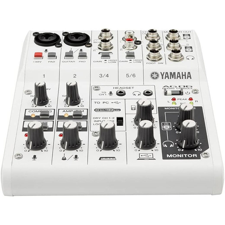 Mixer Analogo con Interfaz USB Yamaha AG06 2