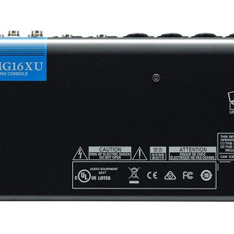 Mixer Analogo Yamaha MG16XU con USB 2