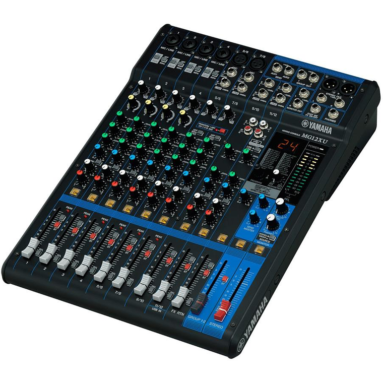 Mixer Analogo Yamaha MG12XU con USB 1