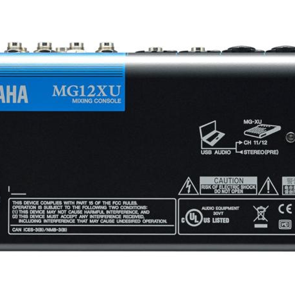 Mixer Analogo Yamaha MG12XU con USB 2