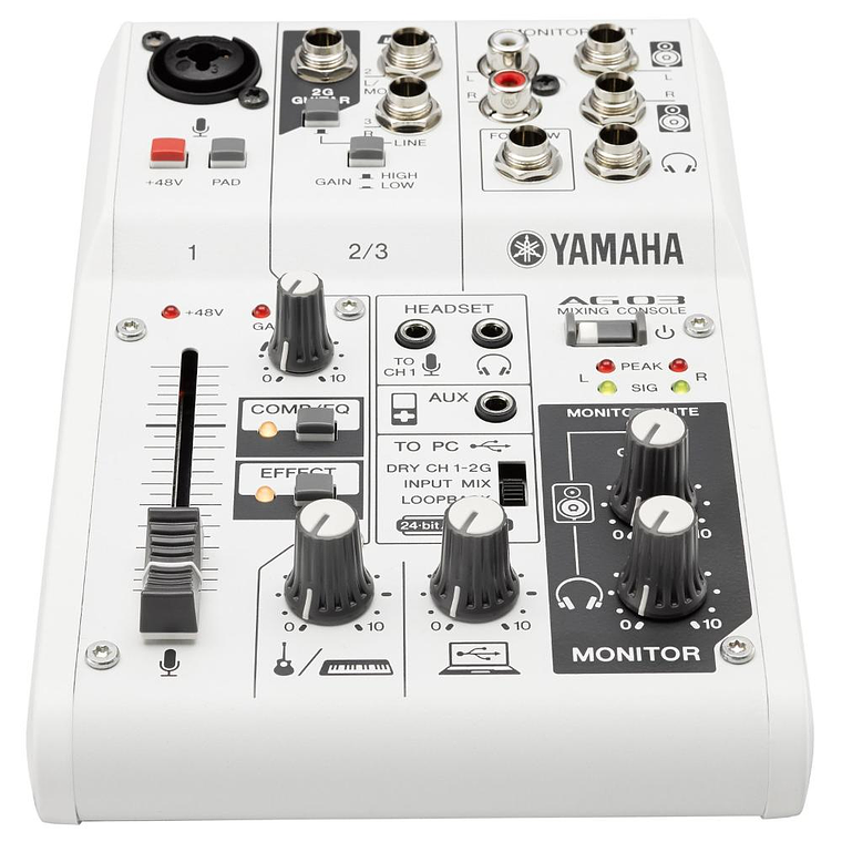 Mixer Analogo con Interfaz USB Yamaha AG03 3