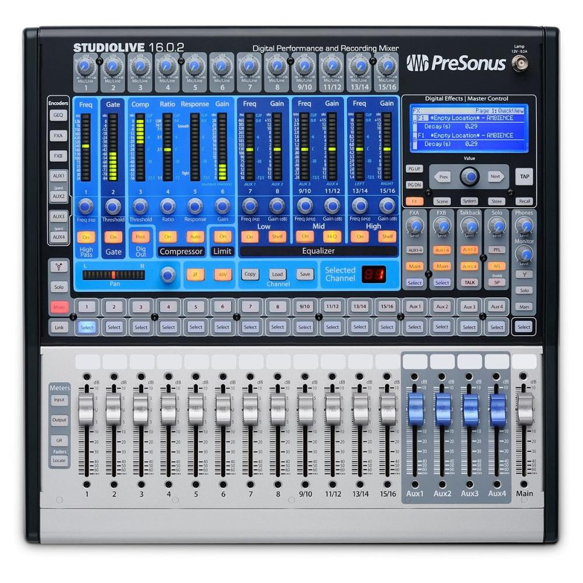 Mixer Digital 16 canales Presonus StudioLive 16.0.2 USB 1