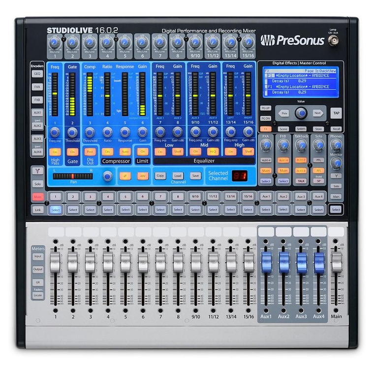 Mixer Digital 16 canales Presonus StudioLive 16.0.2 USB 1