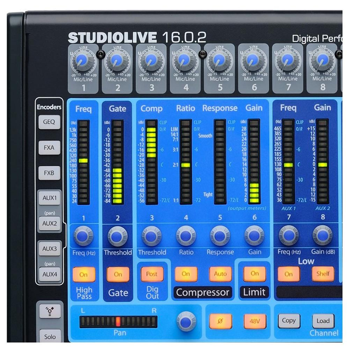 Mixer Digital 16 canales Presonus StudioLive 16.0.2 USB 3