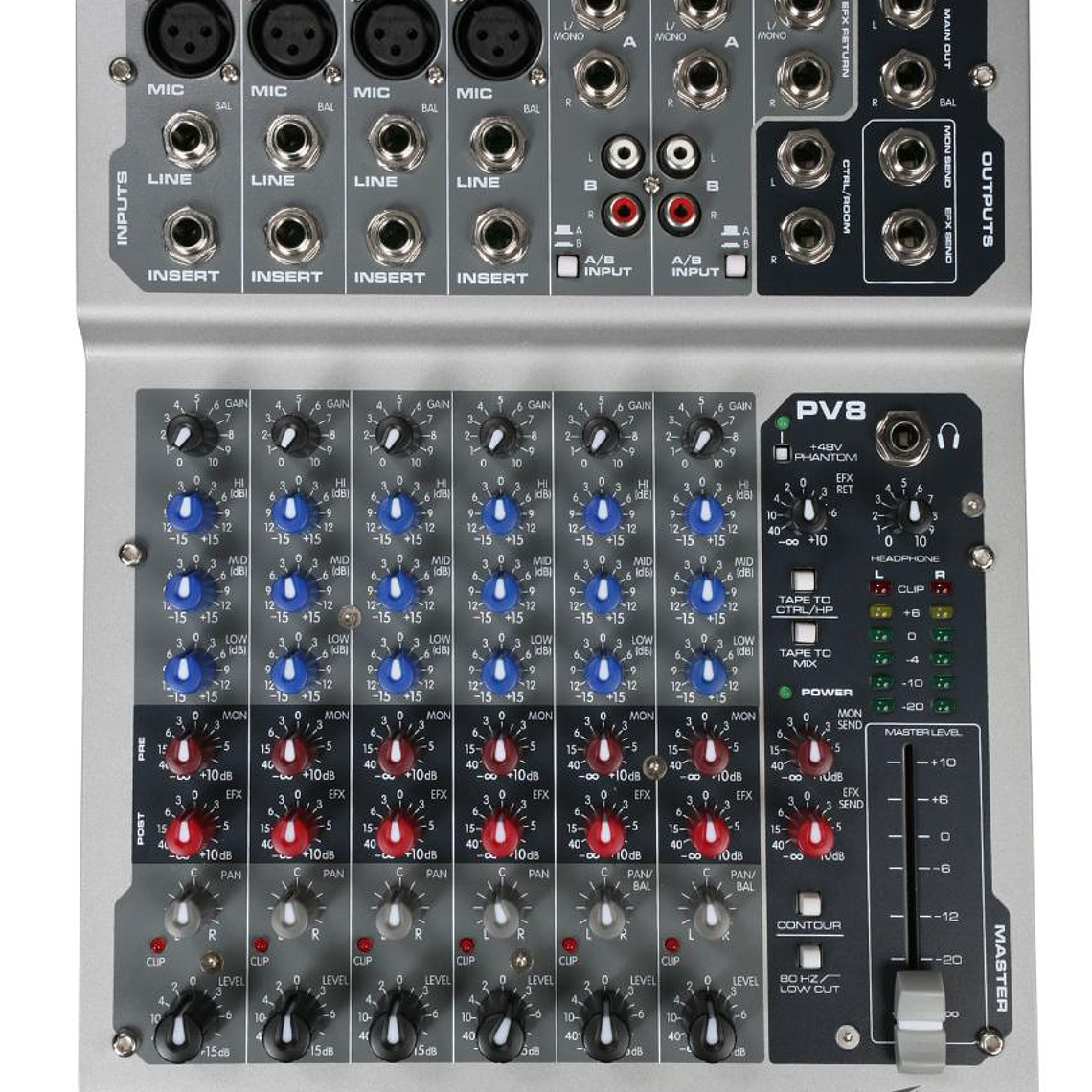 Mixer de 8 canales Peavey PV8 2